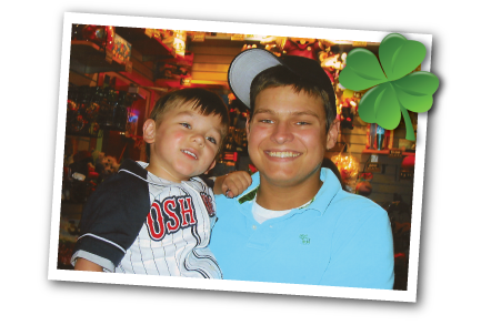 Jake with child