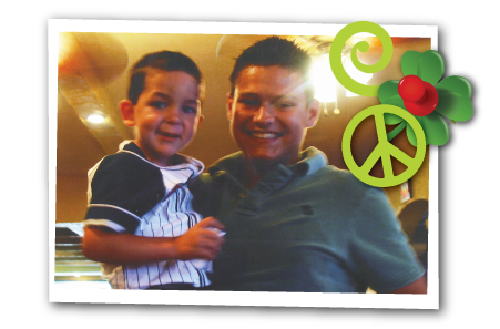 Jake with child